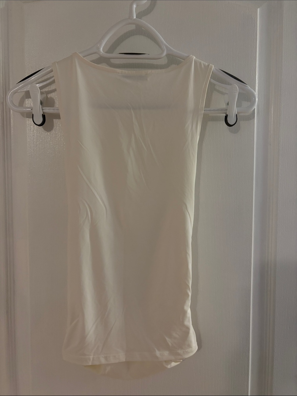 Zara Ivory Ruched Top - Picture 2 of 3